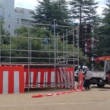 夏祭り会場設営