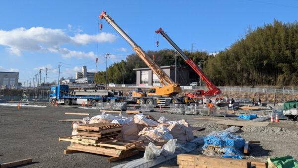 福島県福島市｜鉄骨建方工事