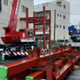 宮城県塩竈市｜エレベーター新設に伴う鉄骨建方工事