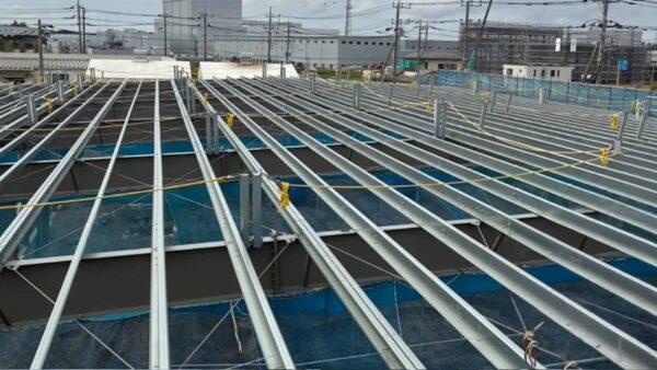 茨城県結城市｜外壁張り作業