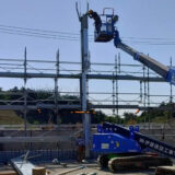 福島県浪江町｜溶融亜鉛めっき仕上げ 鉄骨建方